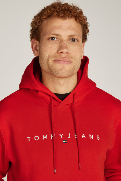 Sweater met kap Rood - TOMMY JEANS