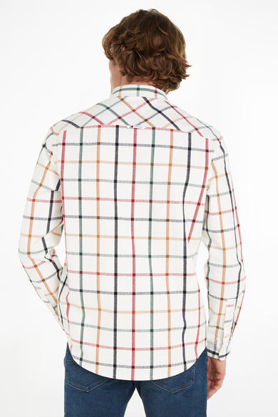 Chemise (manches longues) Blanc - TOMMY JEANS