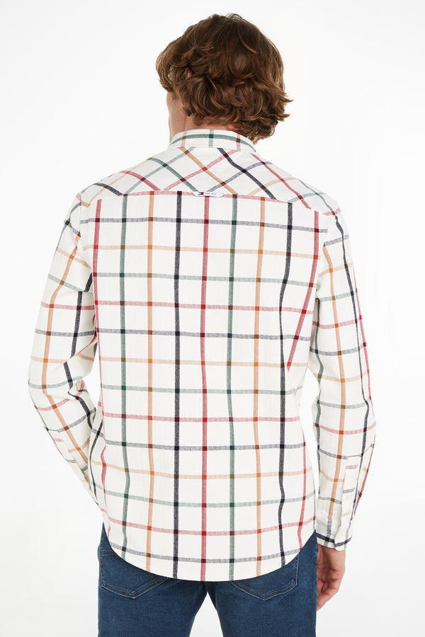 Hemd (lange mouwen) Wit - TOMMY JEANS
