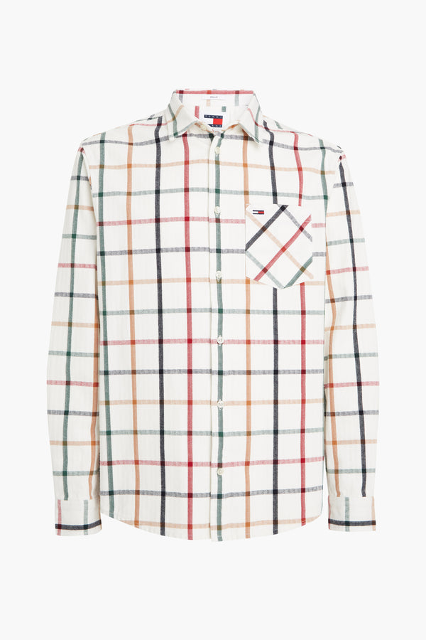 Hemd (lange mouwen) Wit - TOMMY JEANS