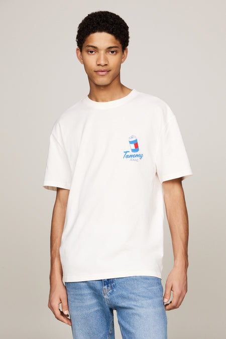 T-shirt (korte mouwen) Ecru - TOMMY JEANS