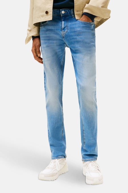 SCANTON - mid blue denim