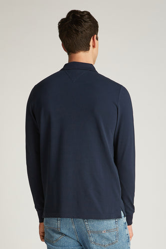 Polo met lange mouwen - blauw - TOMMY JEANS - 6