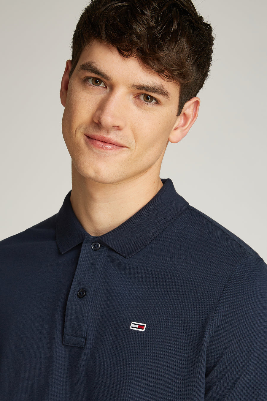 Polo met lange mouwen - blauw - TOMMY JEANS - 4