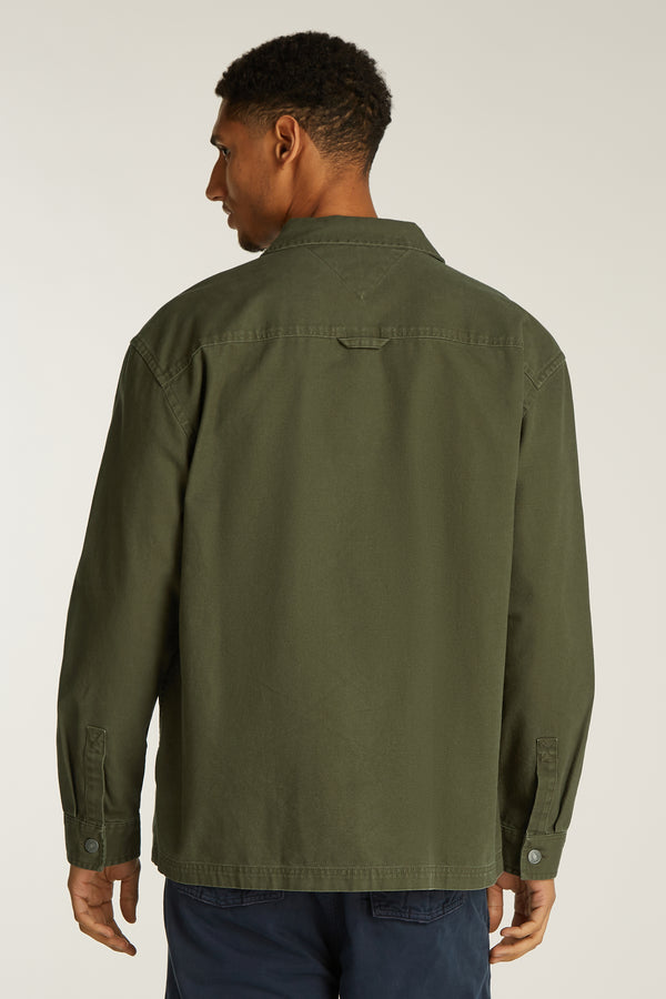 Chemise (manches longues) Vert - TOMMY JEANS