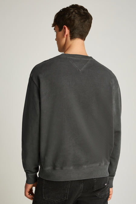 Sweater met ronde hals Zwart - TOMMY JEANS