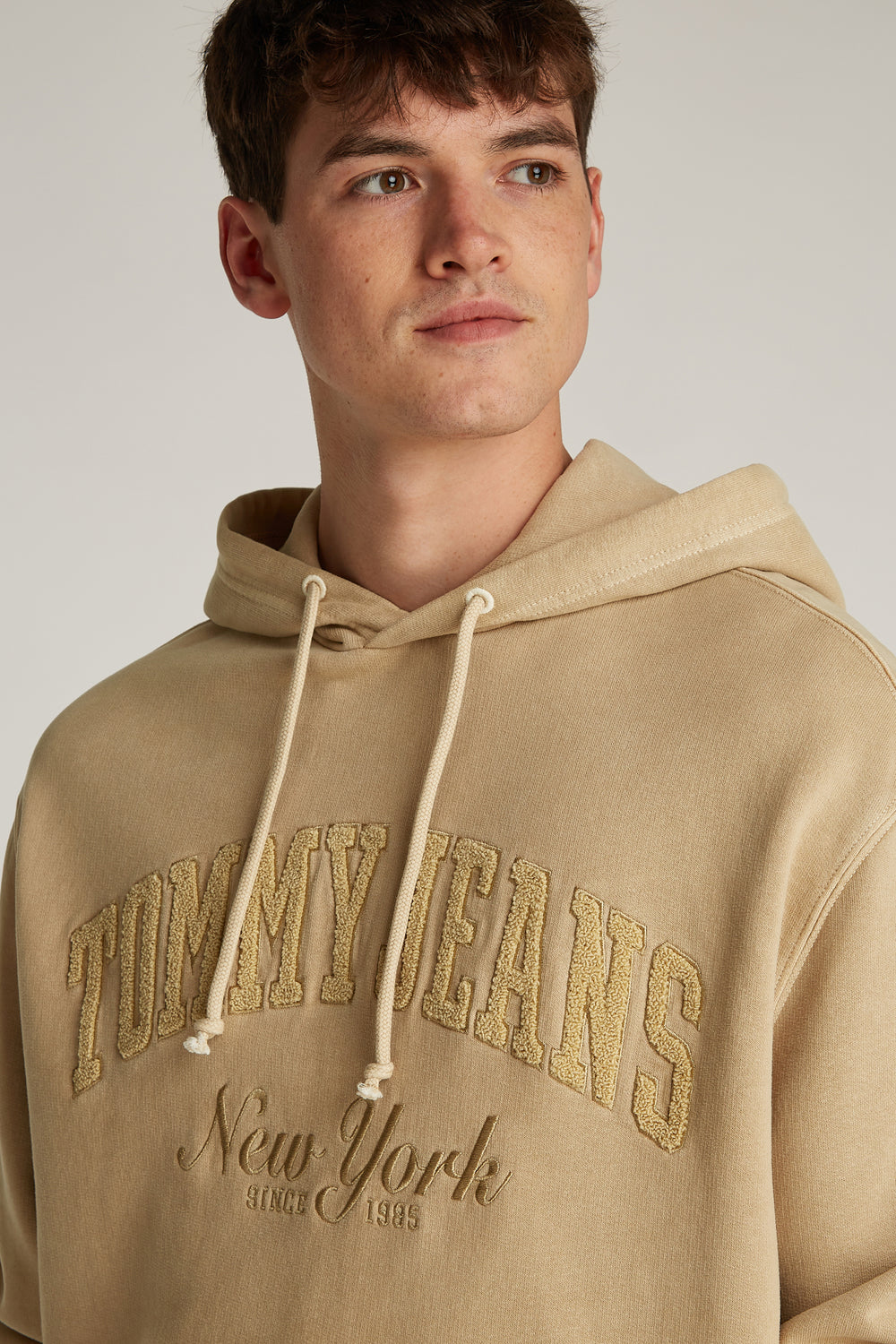 Sweat à capuche Brun - TOMMY JEANS