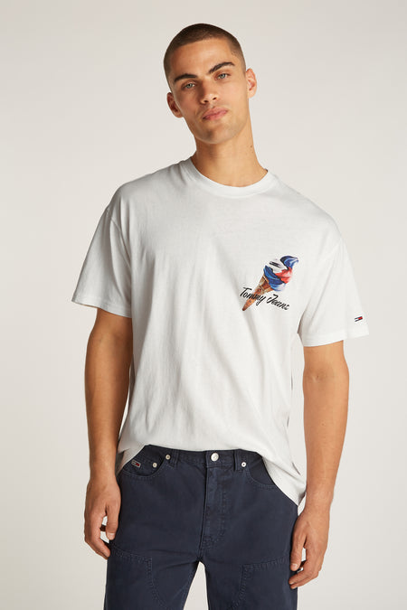 T-shirt (korte mouwen) Wit - TOMMY JEANS