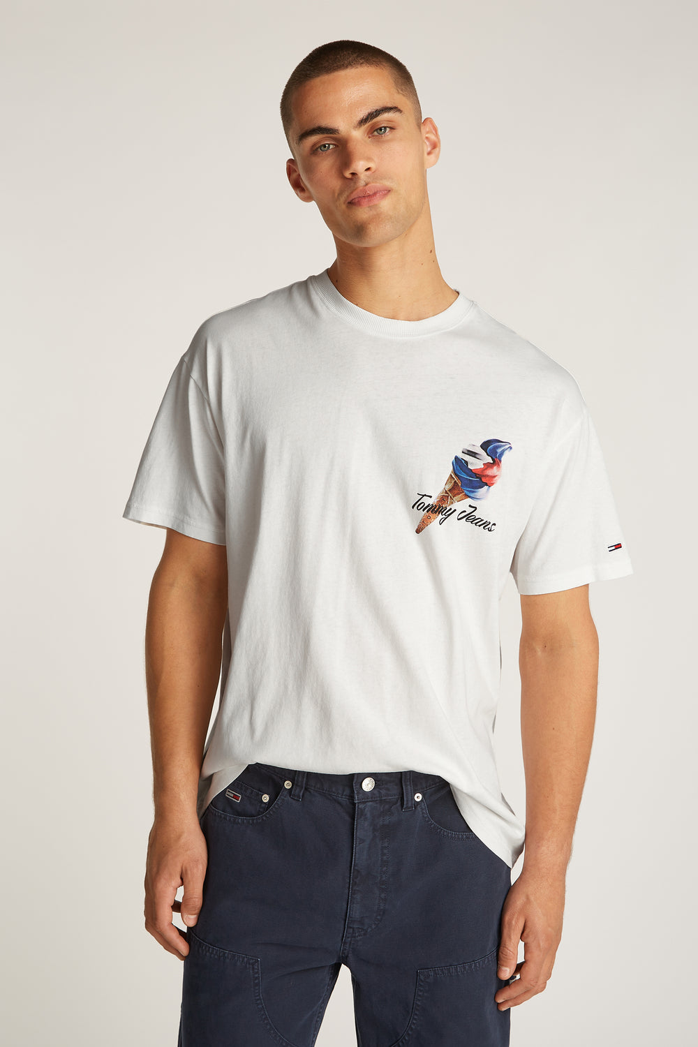 T-shirt (manches courtes) Blanc - TOMMY JEANS