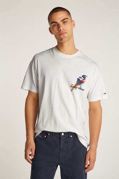 T-shirt (manches courtes) Blanc - TOMMY JEANS