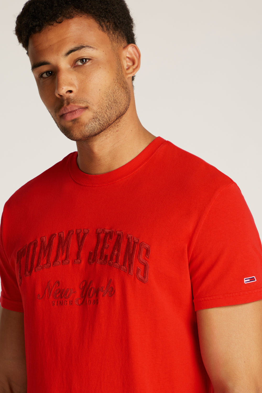 T-shirt (manches courtes) Rouge - TOMMY JEANS