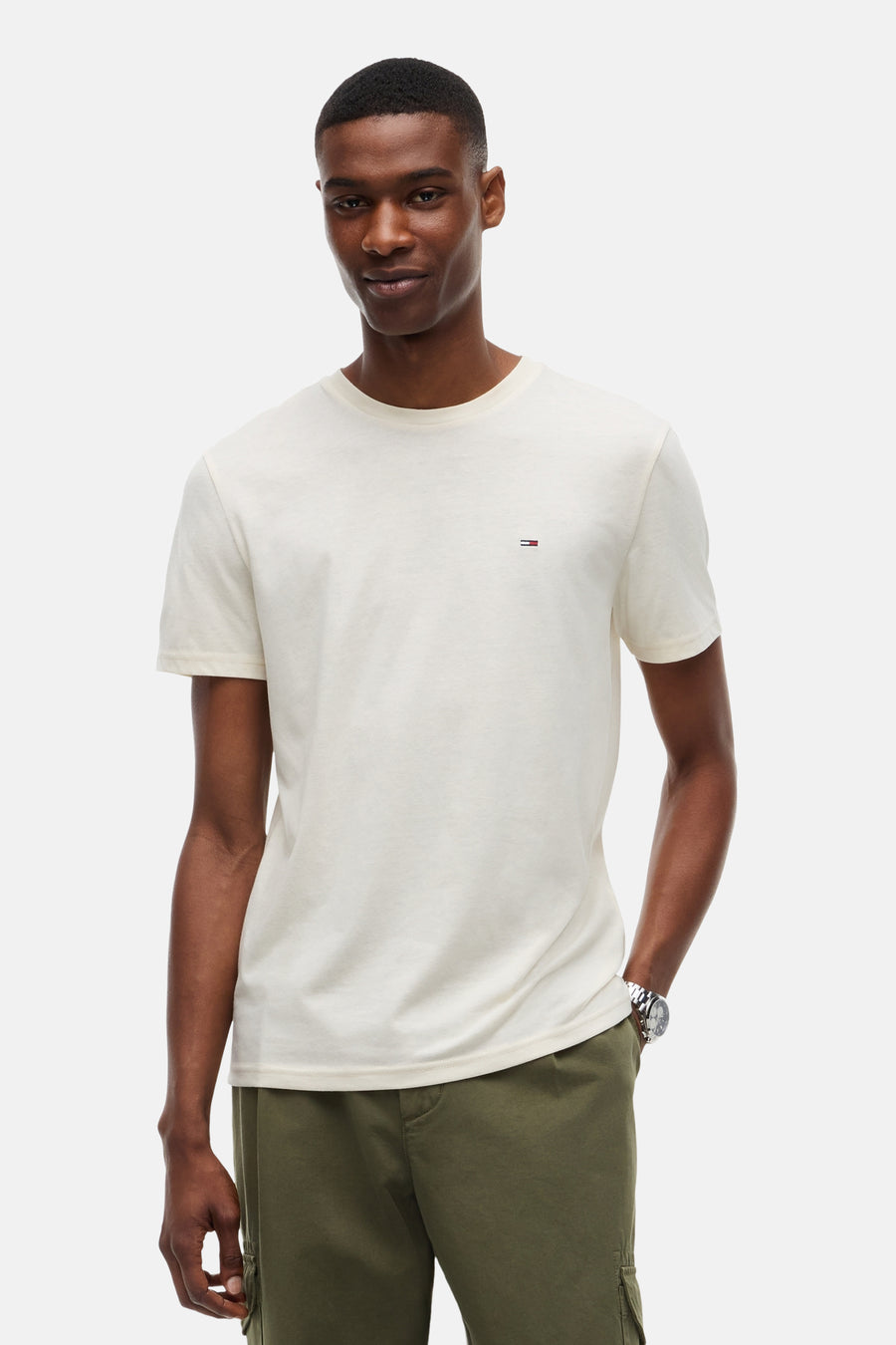 T-shirt (manches courtes) Écru - TOMMY JEANS
