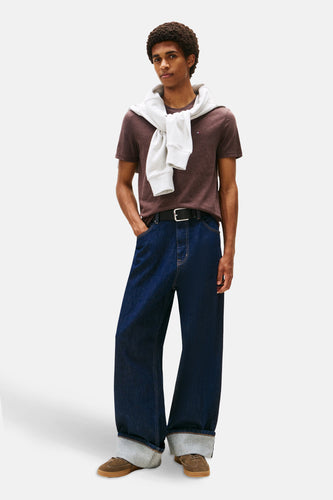 T-shirt met korte mouwen - bruin - TOMMY JEANS