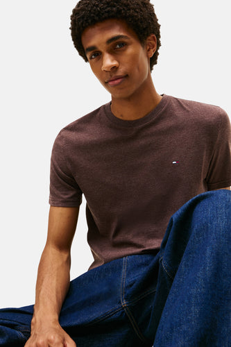 T-shirt met korte mouwen - bruin - TOMMY JEANS