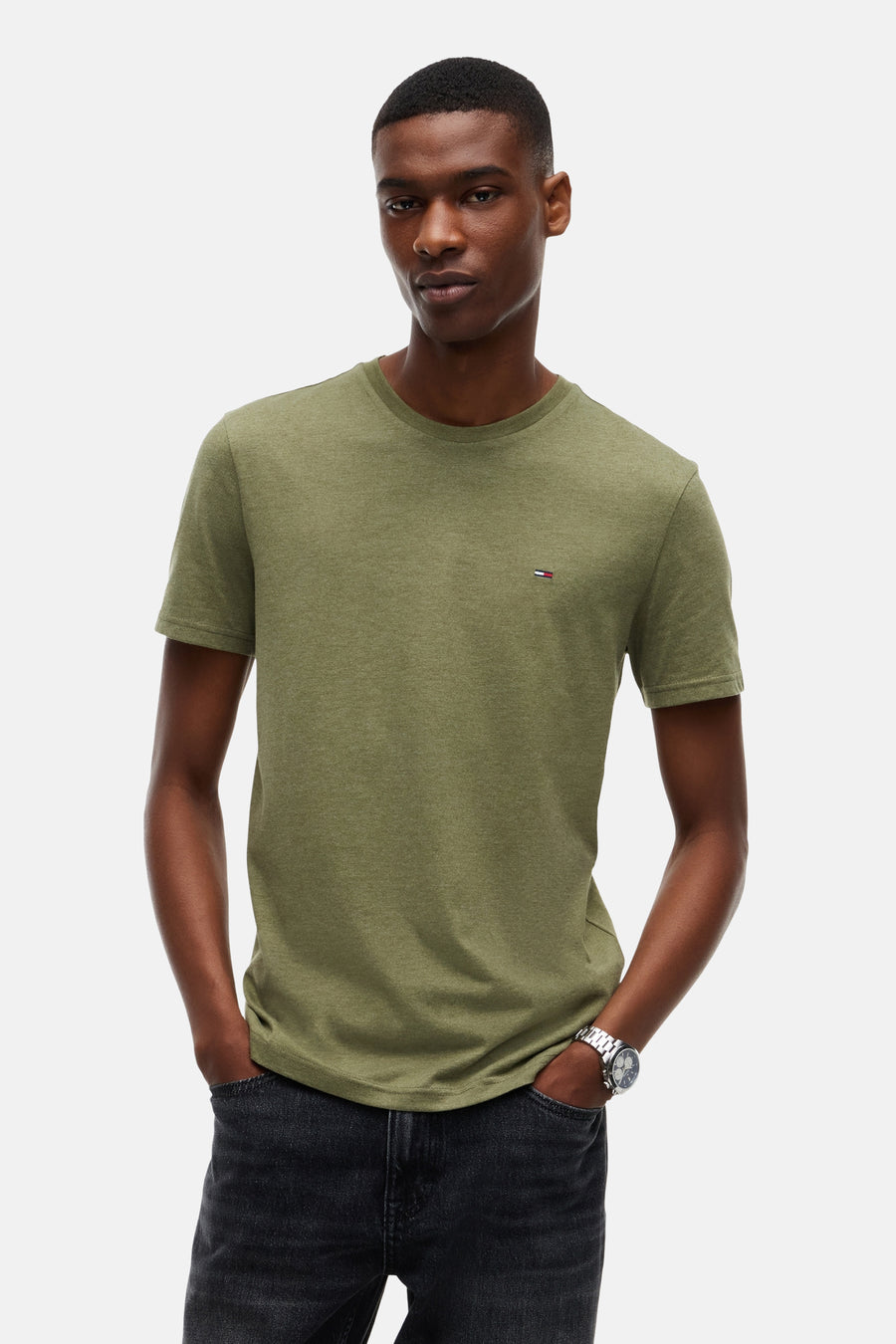 T-shirt (manches courtes) vert - TOMMY JEANS