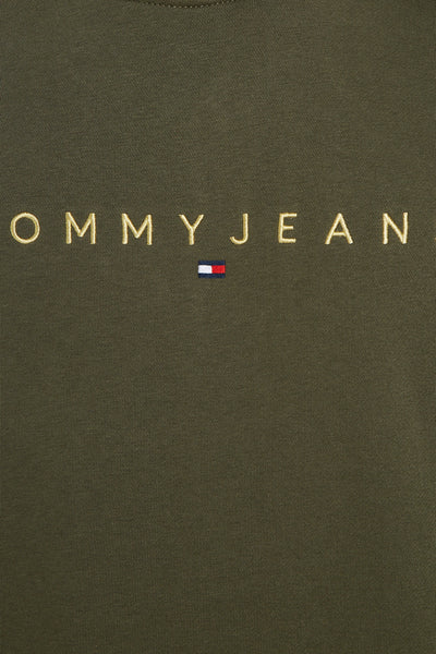Sweater met kap Groen - TOMMY JEANS