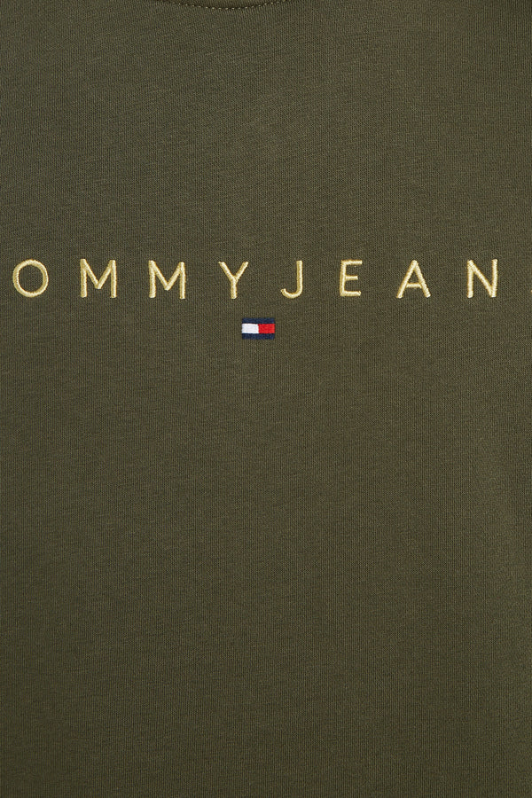 Sweater met kap Groen - TOMMY JEANS