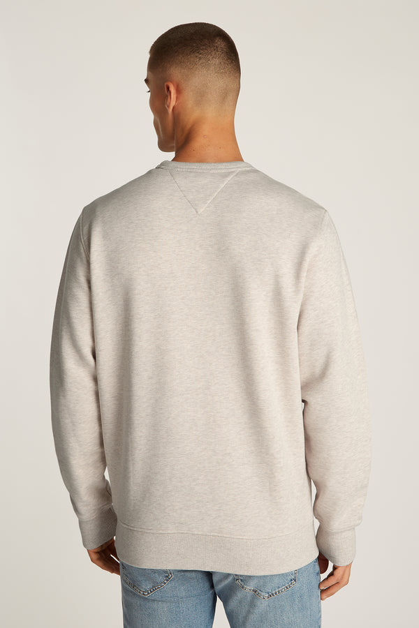Sweater met ronde hals Beige - TOMMY JEANS