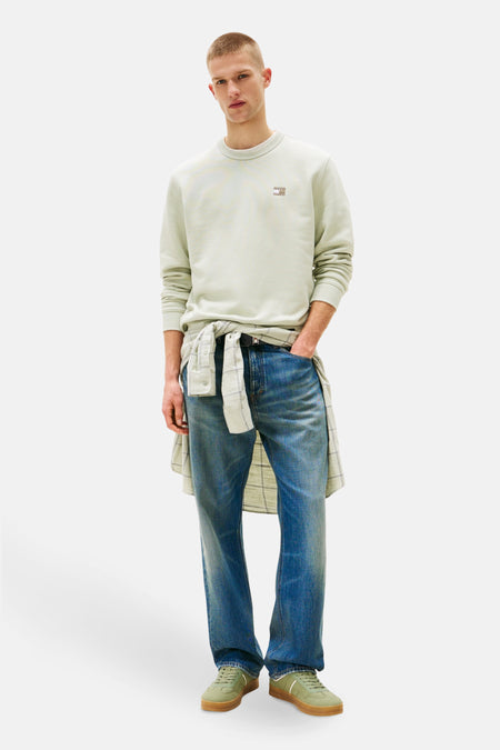 Sweat col O Vert - TOMMY JEANS