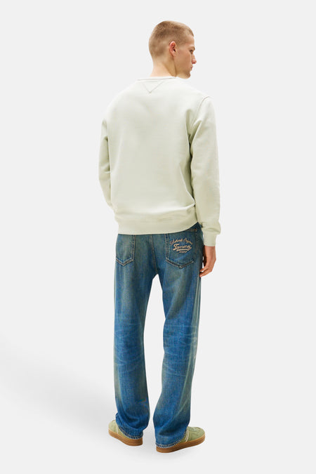 Sweat col O Vert - TOMMY JEANS