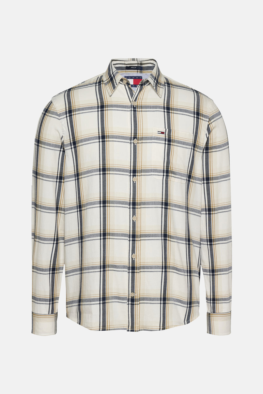 Chemise à manches longues - écru - TOMMY JEANS