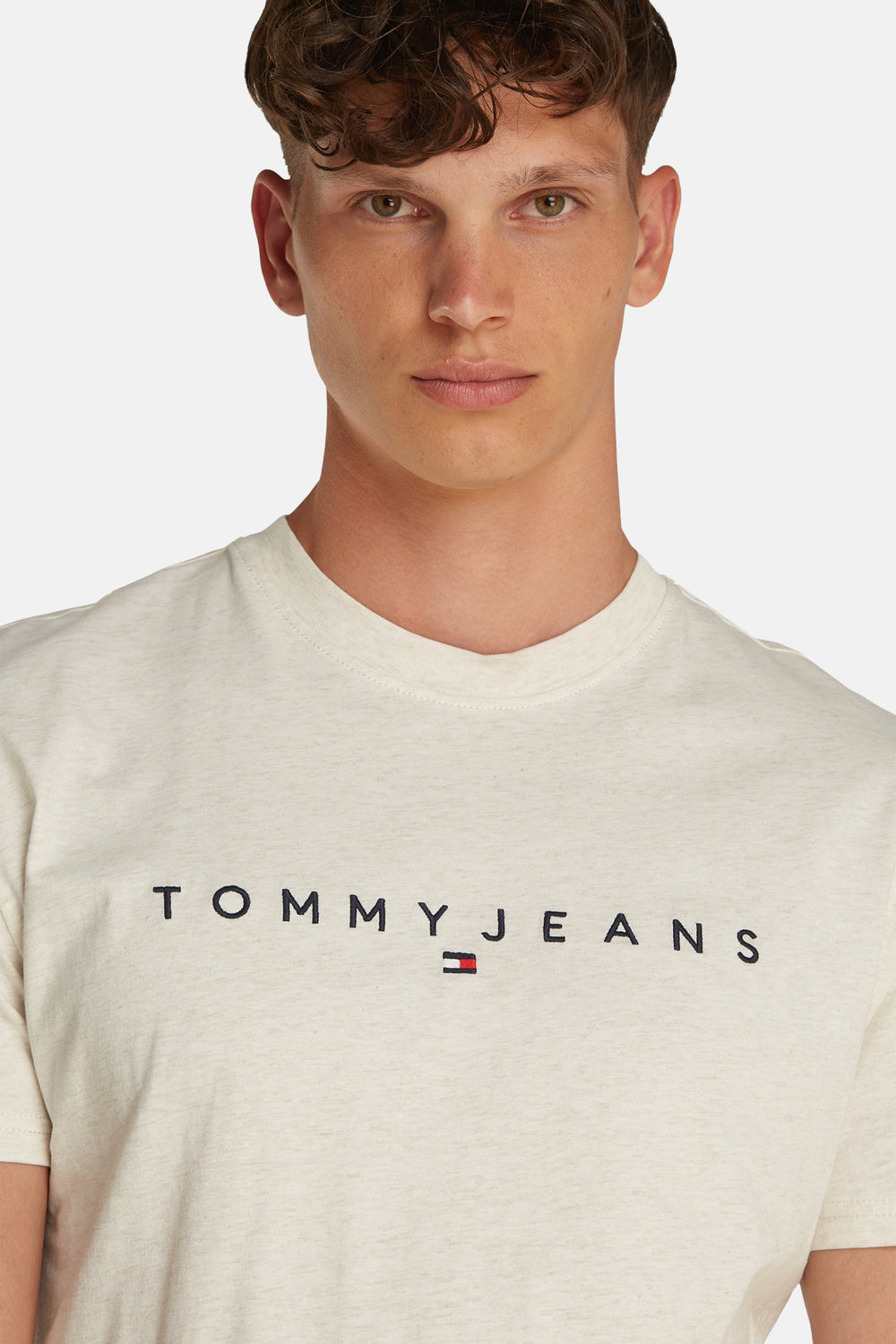 T-shirt (manches courtes) Écru - TOMMY JEANS