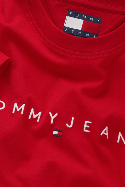 T-shirt (manches courtes) Rouge - TOMMY JEANS