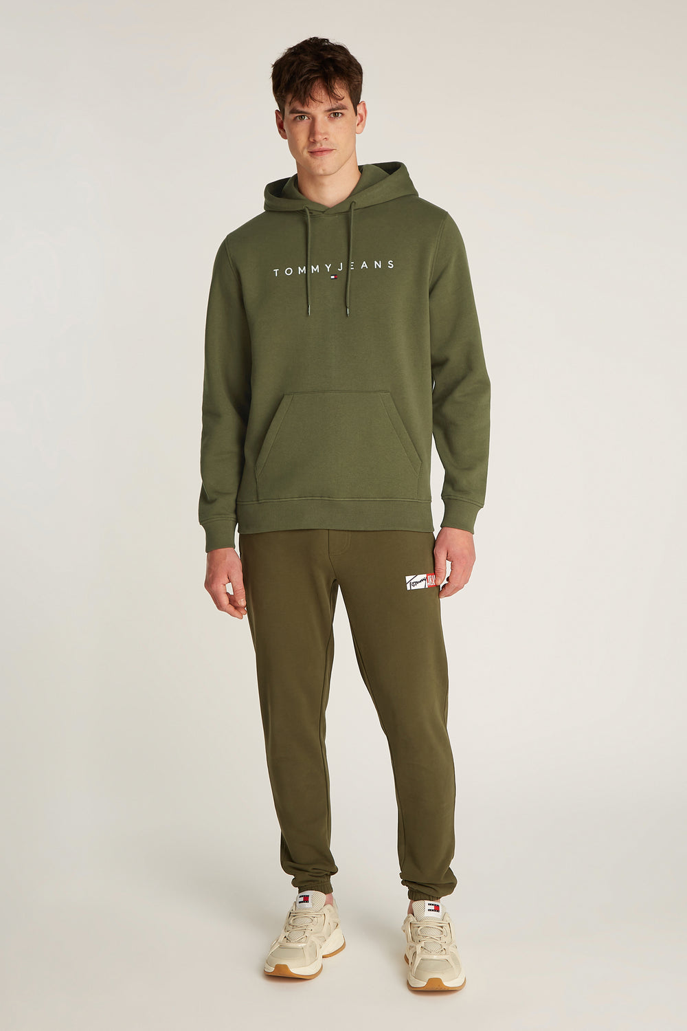 Sweater met kap Groen - TOMMY JEANS