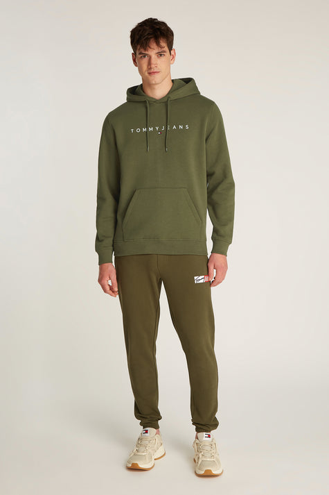 Sweater met kap Groen - TOMMY JEANS