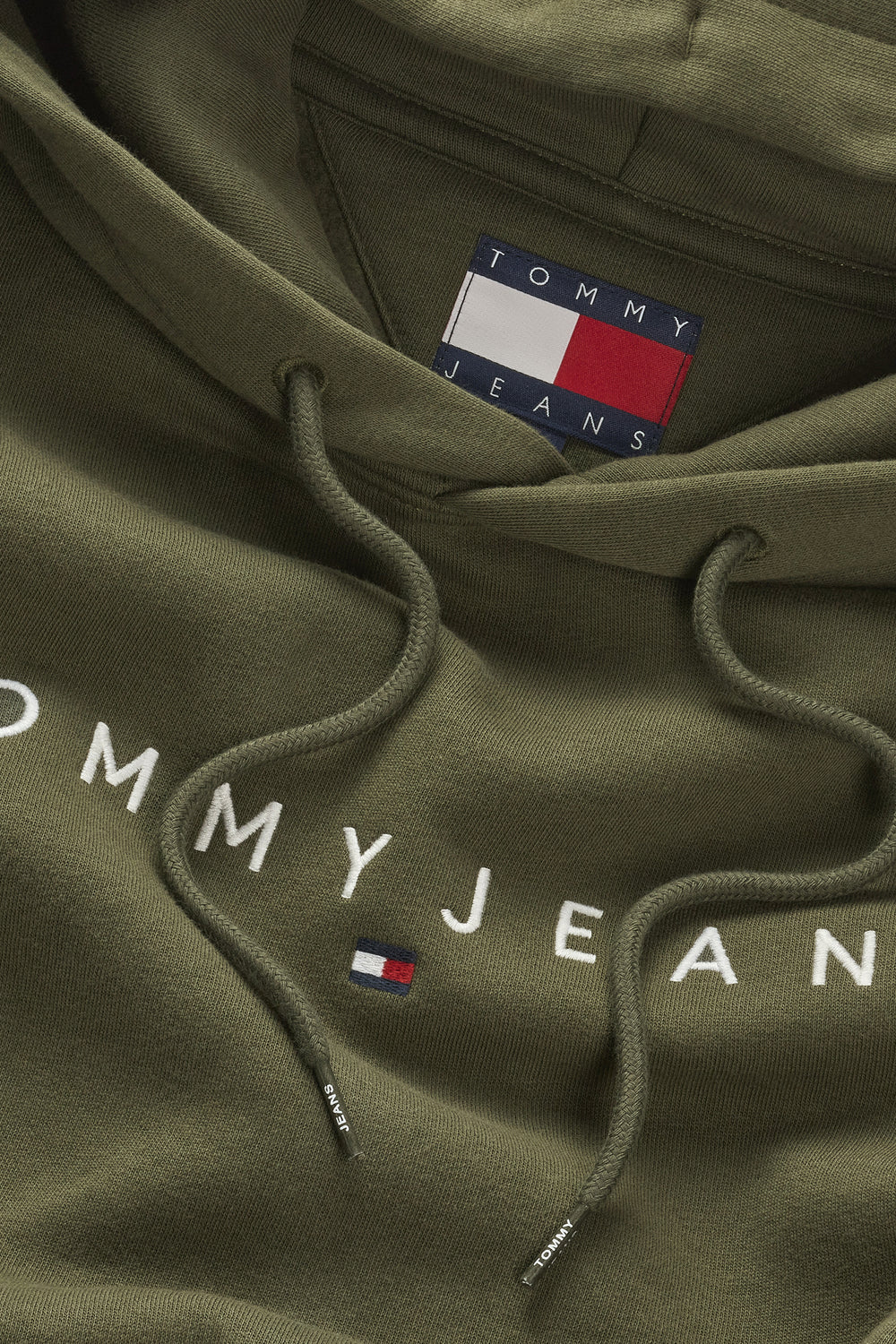 Sweater met kap Groen - TOMMY JEANS