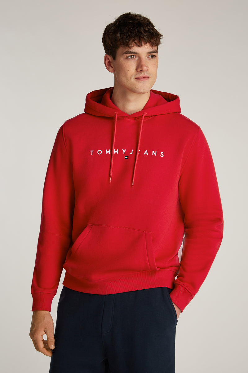 Sweater met kap Rood - TOMMY JEANS