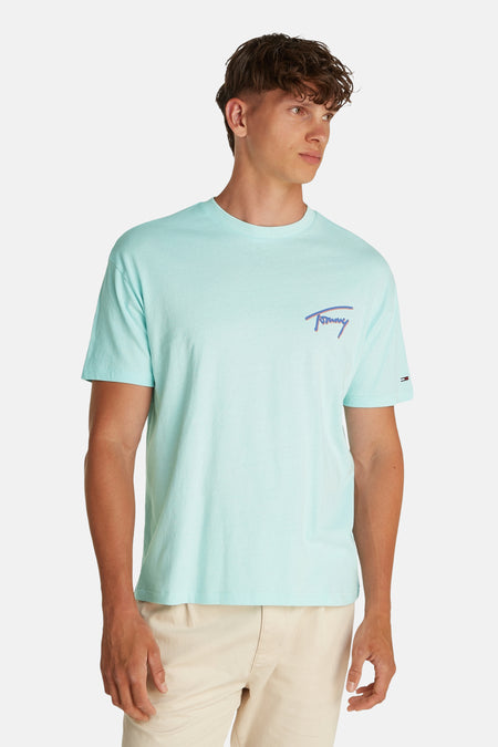 T-shirt met korte mouwen - Turquoise