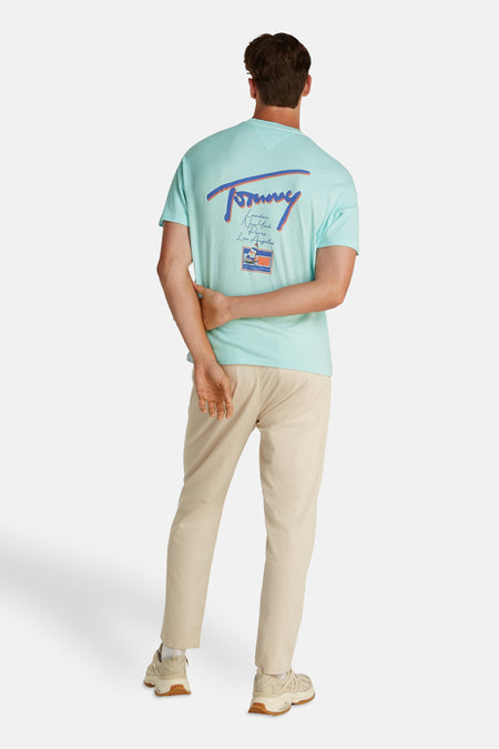 T-shirt met korte mouwen - Turquoise