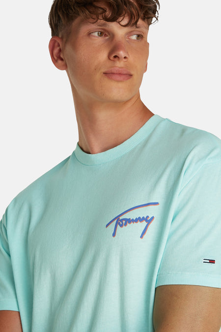 T-shirt met korte mouwen - Turquoise