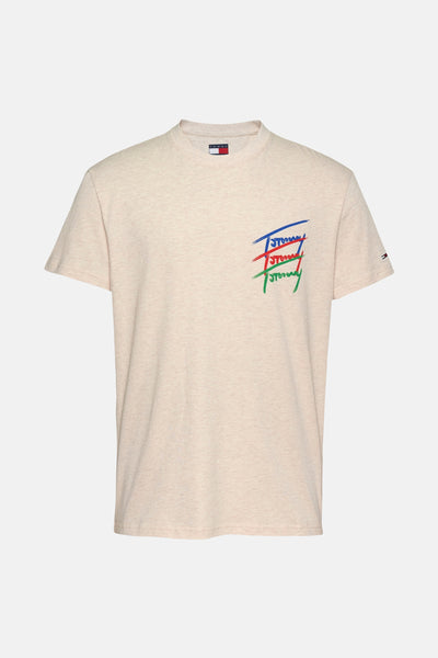 T-shirt (manches courtes) Écru - TOMMY JEANS