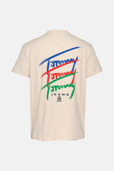 T-shirt (manches courtes) Écru - TOMMY JEANS