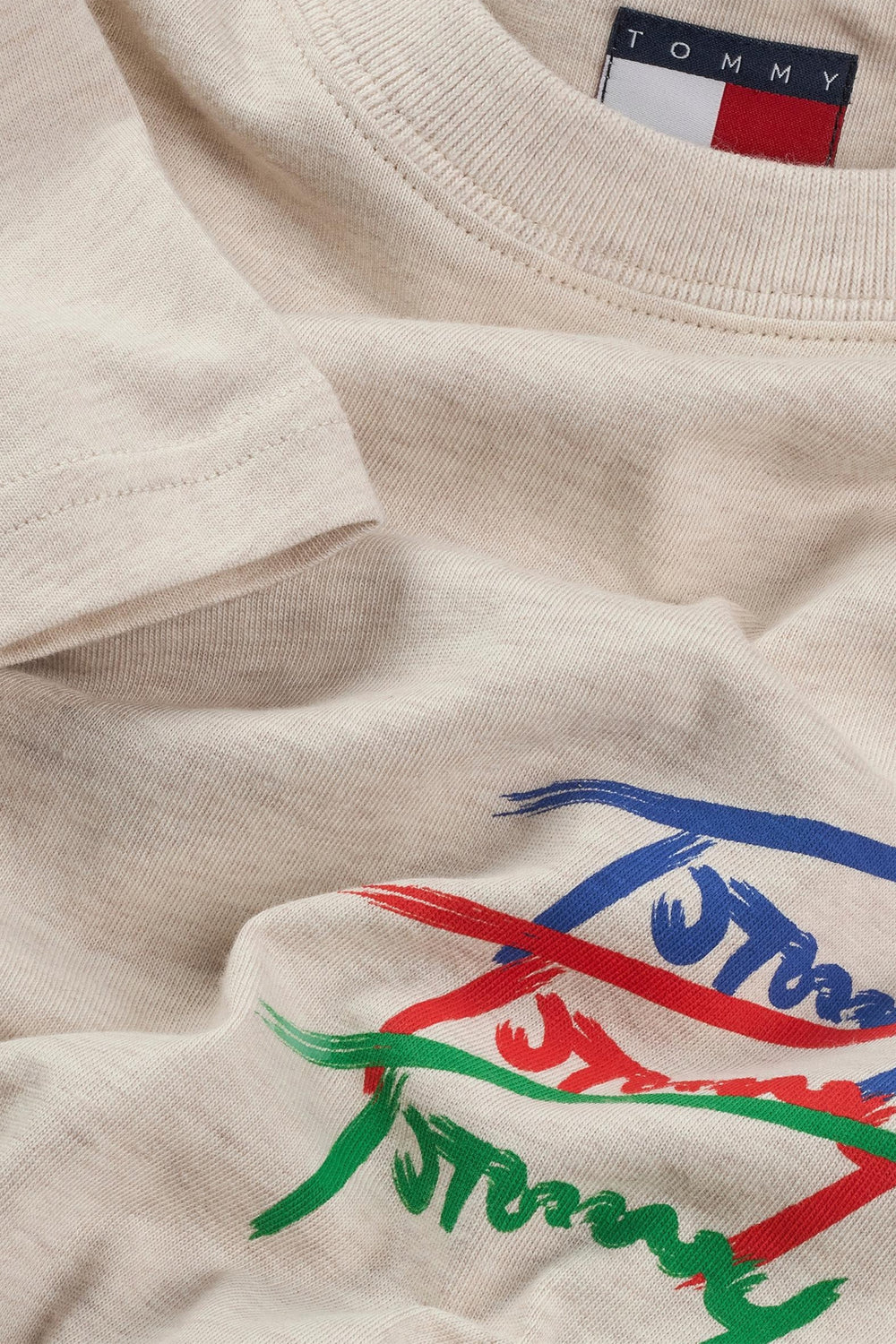 T-shirt (manches courtes) Écru - TOMMY JEANS