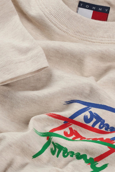 T-shirt (manches courtes) Écru - TOMMY JEANS