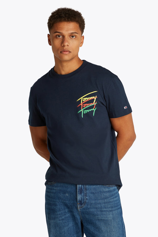 T-shirt (manches courtes) Bleu - TOMMY JEANS