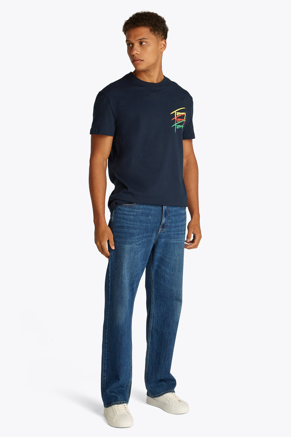 T-shirt (manches courtes) Bleu - TOMMY JEANS
