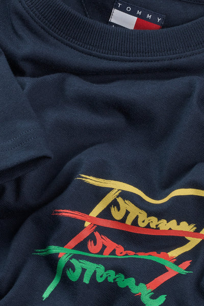 T-shirt (manches courtes) Bleu - TOMMY JEANS