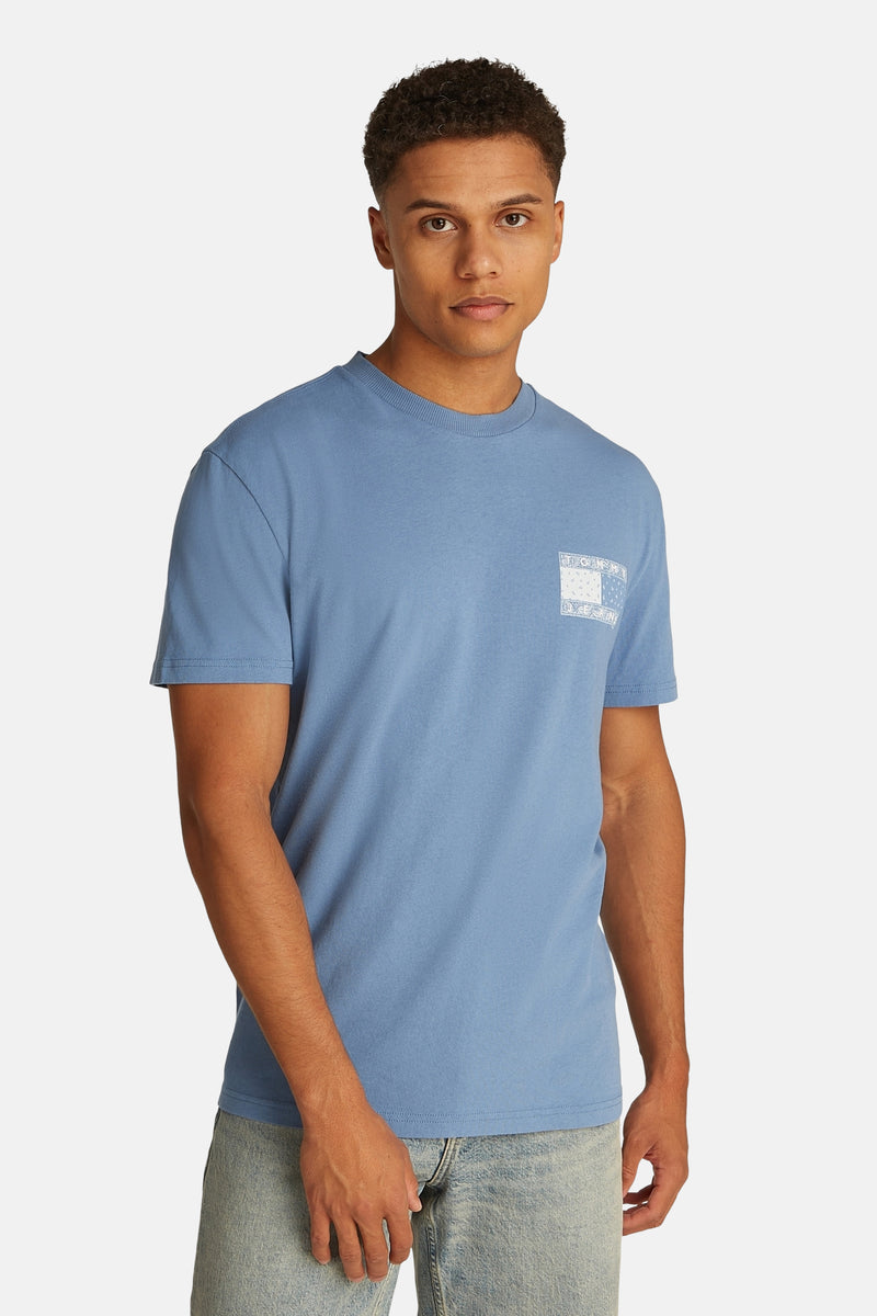 T-shirt met korte mouwen - blauw