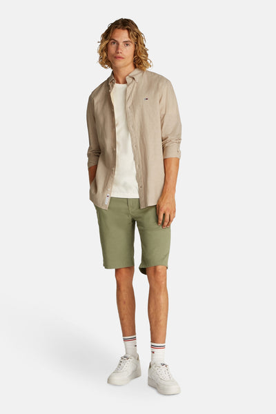 Chemise (manches longues) Beige - TOMMY JEANS