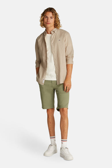 Chemise à manches longues - beige