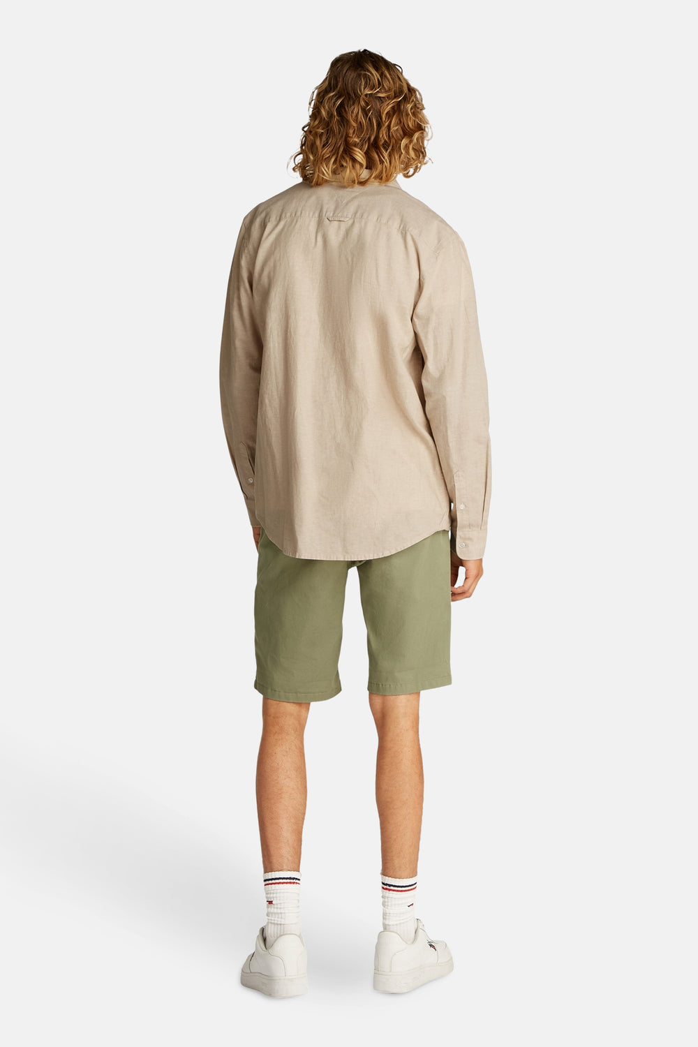 Chemise (manches longues) Beige - TOMMY JEANS