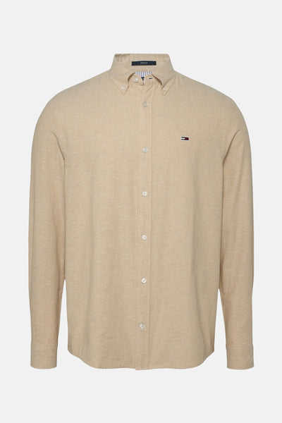 Chemise (manches longues) Beige - TOMMY JEANS