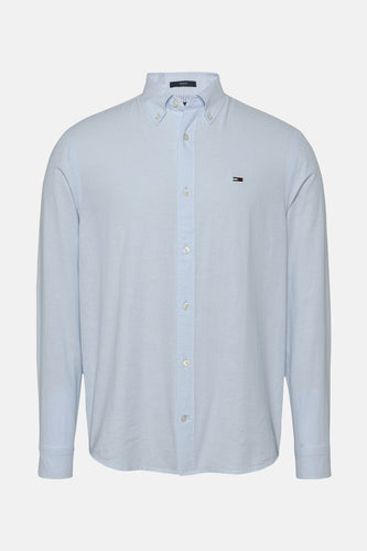 Chemise à manches longues - Bleu clair - TOMMY JEANS