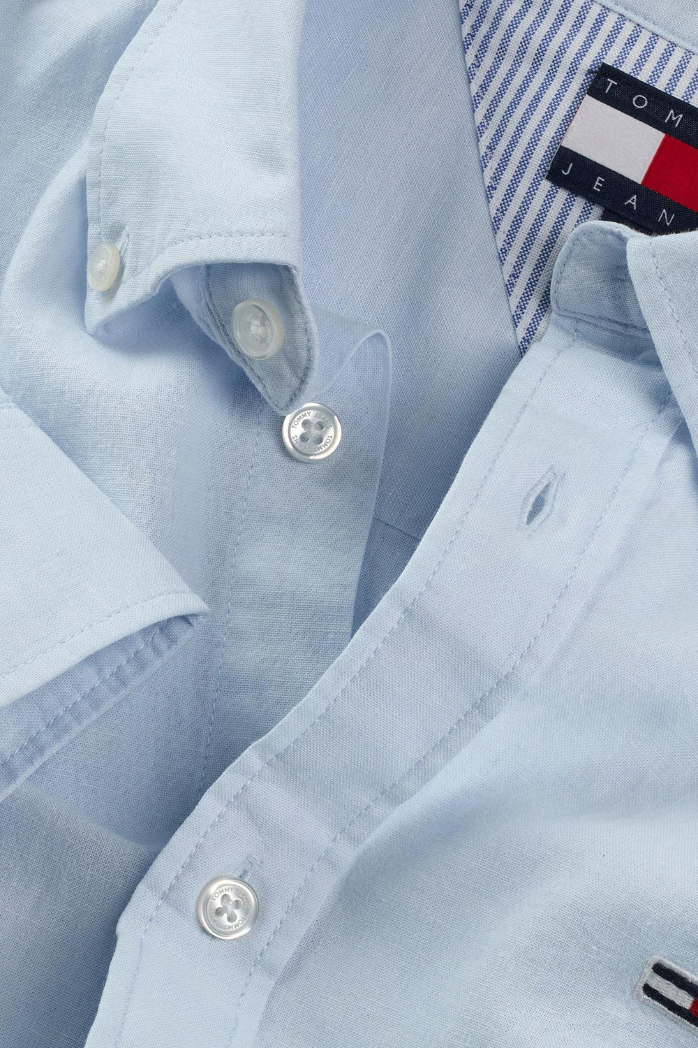 Chemise (manches longues) Bleu - TOMMY JEANS