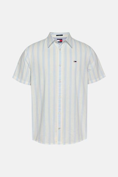 Chemise (manches courtes) Écru - TOMMY JEANS