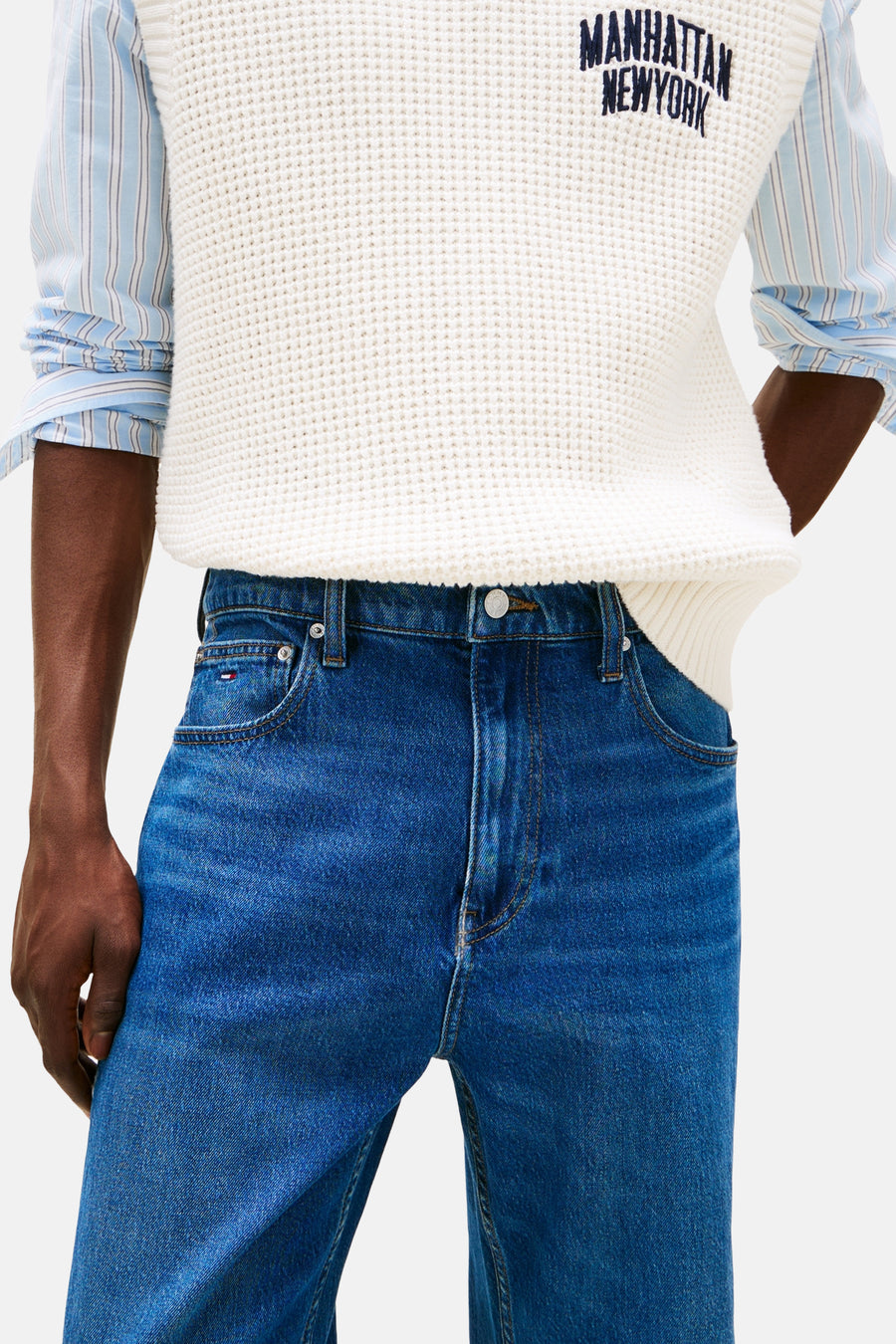 Jeans straight dark blue denim - TOMMY JEANS - TOMMY JEANS